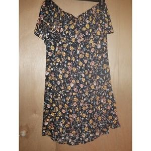 Off the shoulder floral sundress NWT
